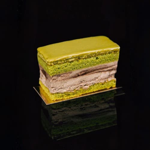 Matcha & Red Bean Mousse Slab