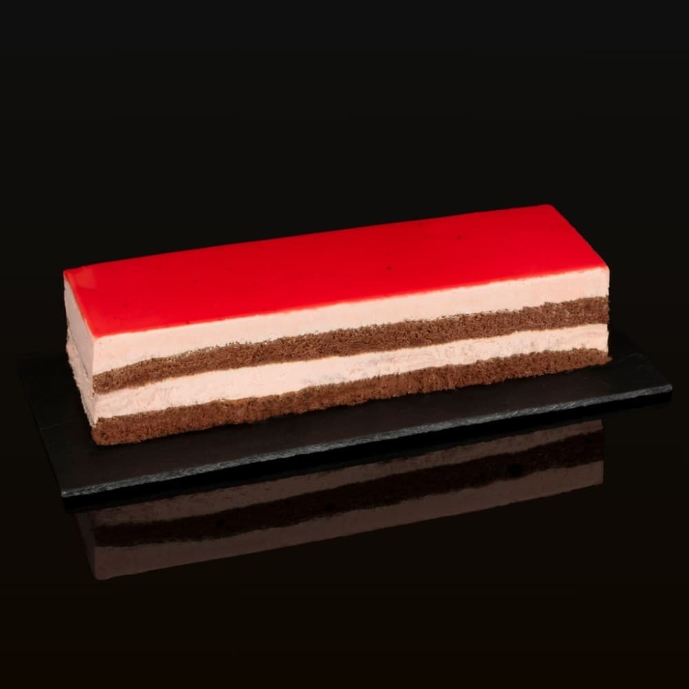 Strawberry Chocolate Mousse Log