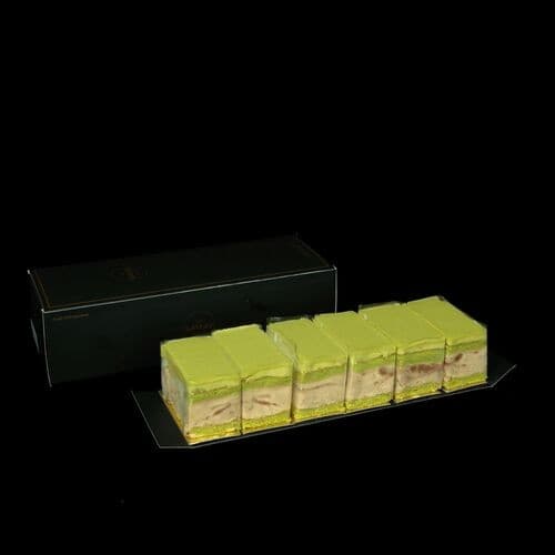 Matcha & Red Bean Mousse Slab